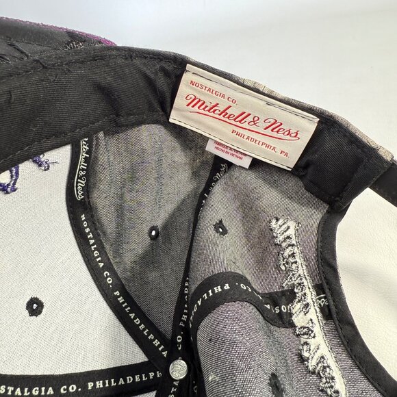 Mitchell & Ness Los Angeles Lakers Script Hat Hardwood Classics Tie Dye - Picture 9 of 12
